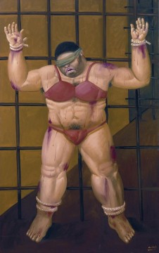 Fernando Botero Painting - Abu GhraibFernando Botero